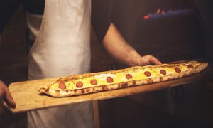 Pide mit mit Würstchen